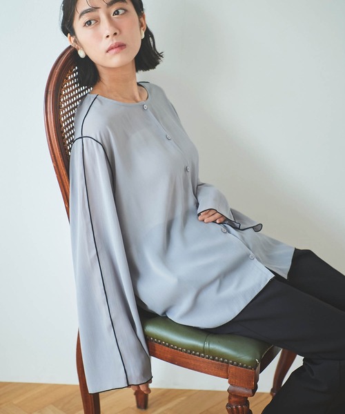 【汚れあり！】miu miu いちご柄ブラウス レディース】デザイナーズ シャツ＆トップス｜MIU MIU公式サイト