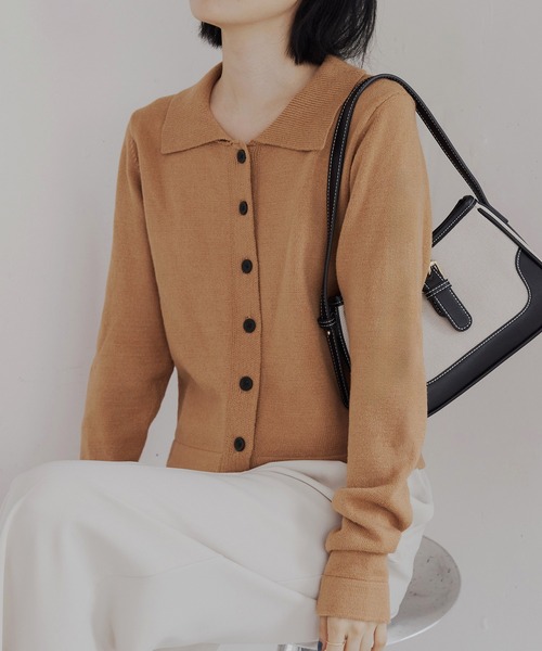 ニット セーター ポロカーディガン レディース : ZOZOTOWN Yahoo!店