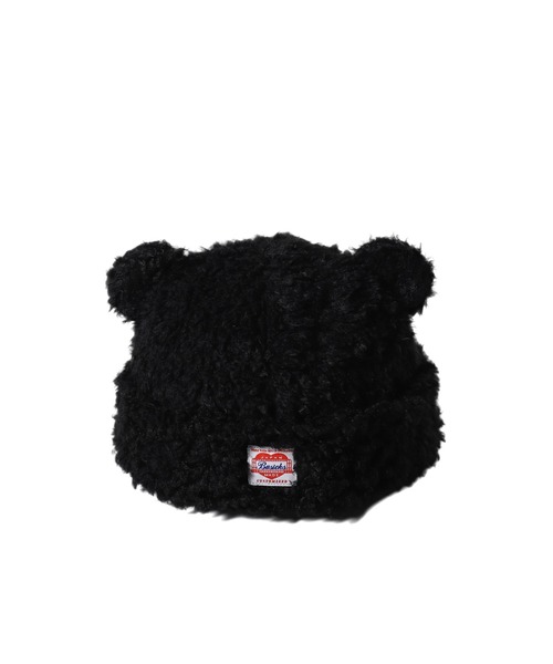 BASICKS ニット帽 ニットキャップ BEAR BEANIE レディース