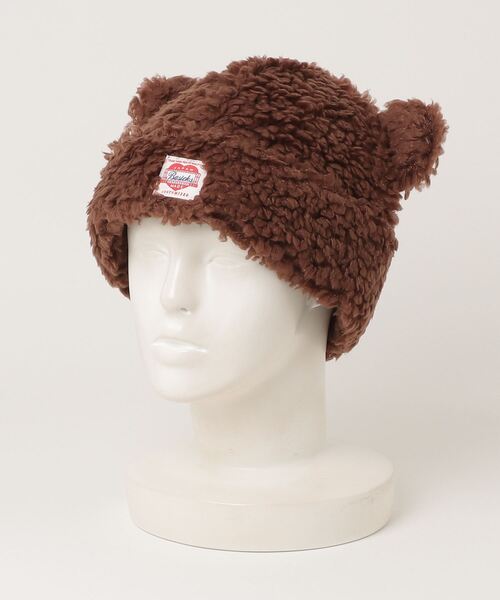 BASICKS ニット帽 ニットキャップ BEAR BEANIE レディース