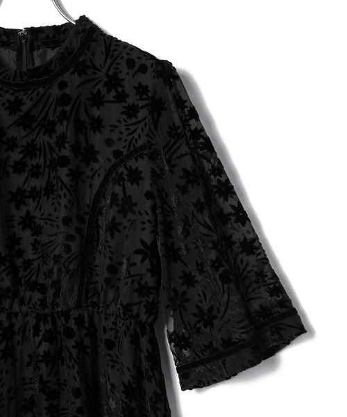 VIS ドレス 「VISDRESS」フロッキーワンピース「低身長向け VIS ドレス 「VISDRESS」フロッキーワンピース「低身長向け