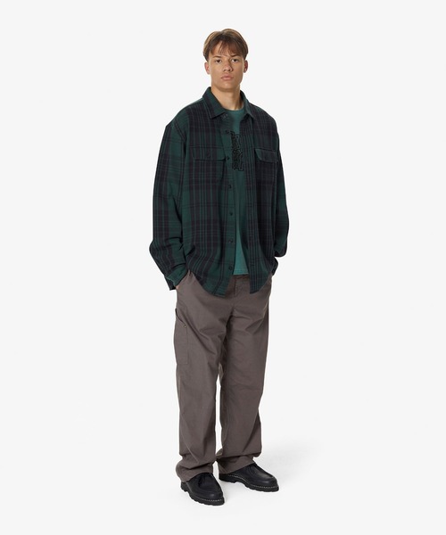 thisisneverthat シャツ Big Flannel Work Shirt メンズ thisisneverthat シャツ Big Flannel Work Shirt メンズ