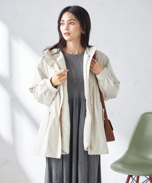 さささ:新品マルチWAYライナー付き撥水タウンパーカー ADAM ET ROPÉ FEMME(アダム エ ロペ ファム) / 【WEB限定(一部店舗展開