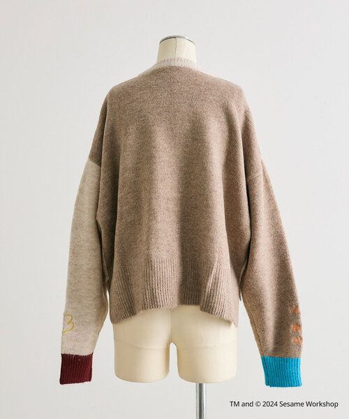 ear PAPILLONNER（イア パピヨネ） カーディガン 「SESAME STREET