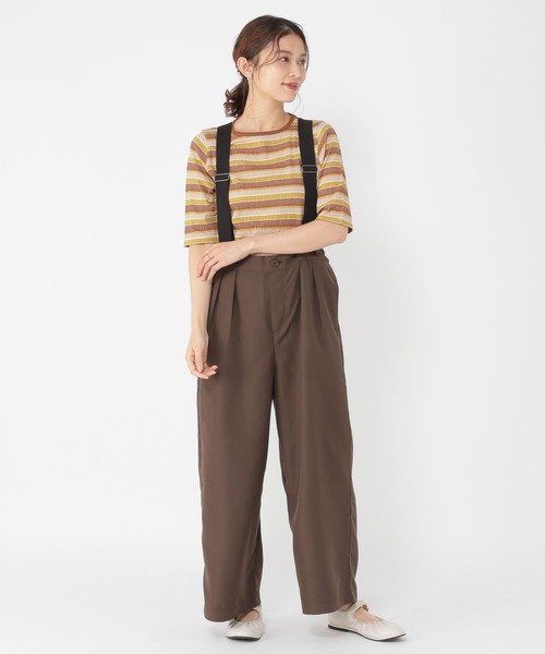 studio CLIP サロペット オーバーオール サスペンダー付きサロペセット  