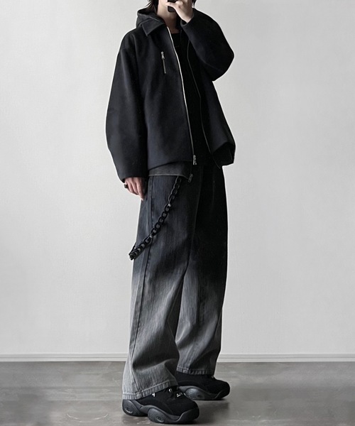 ADRER（アドラー） ブルゾン アウター BEAVER MELTON LOOSE SLEEVE JK 