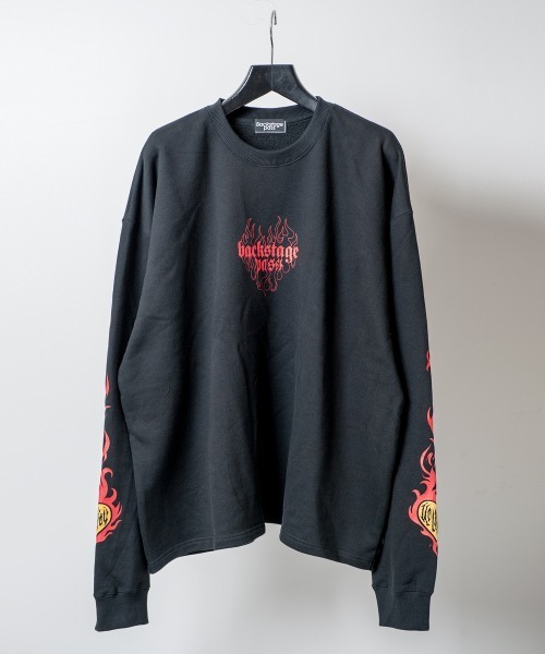 tシャツ BURNING(バーニング) クルーネック ビッグシルエット