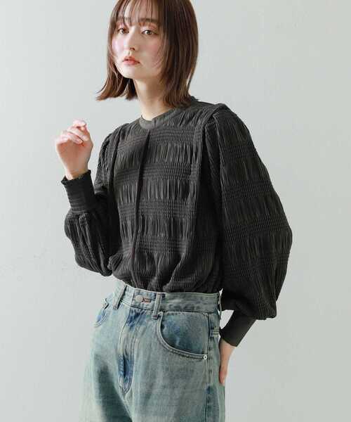 最大12%OFFクーポン PLACE OF SENSE by ショルダー シャツ ブラウス RESEARCH URBAN トップス