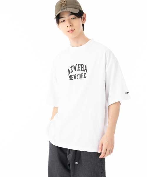 国内発送★New Era★オーバーサイズ♪コットン*半袖Tシャツ ニューエラ 半袖Tシャツ オーバーサイズ コットン（Tシャツ