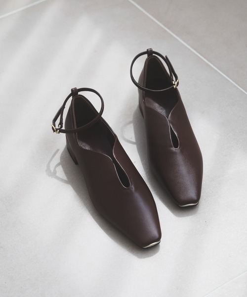 A part by（アパートバイ） パンプス スリットストラップシューズ