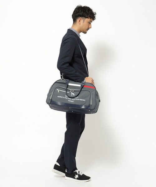 adabat（アダバット） ボストンバッグ 「新レーベル ADABAT NAVY