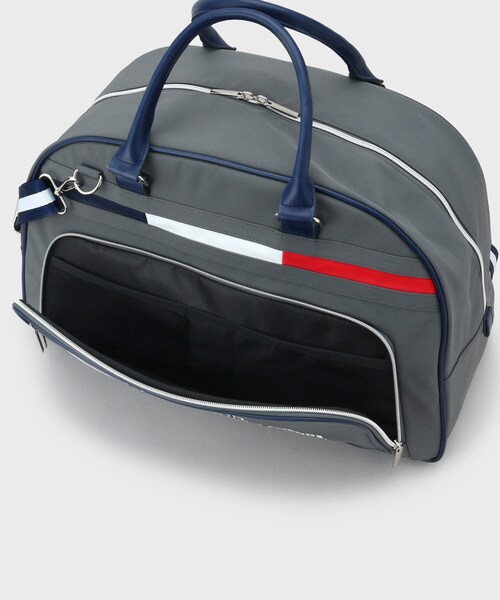 【新レーベル ADABAT NAVY】トリコロールボストンバッグ　ゴルフバッグ adabat ボストンバッグ 「新レーベル ADABAT NAVY」トリコロール