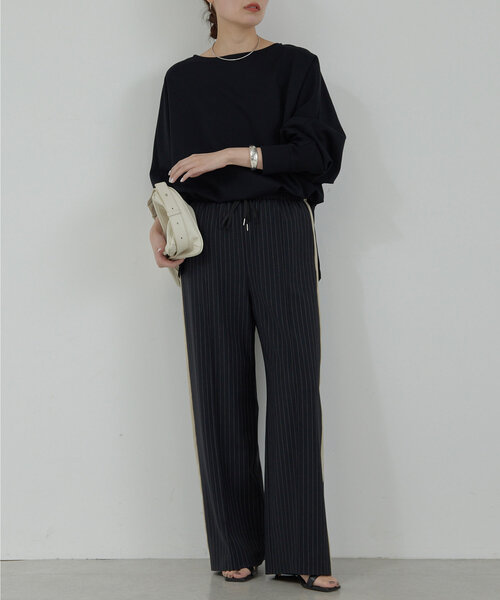 美品】GALLARDAGALANTE ドレープボートネックブラウス プルオーバー 美品】GALLARDAGALANTE ドレープボートネックブラウス プル