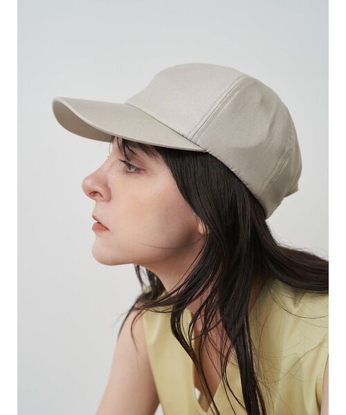 SHILKY CAP （ベージュ）エレンディーク　ELENDEEK ELENDEEK キャップ 帽子 シルキーキャップ レディース
