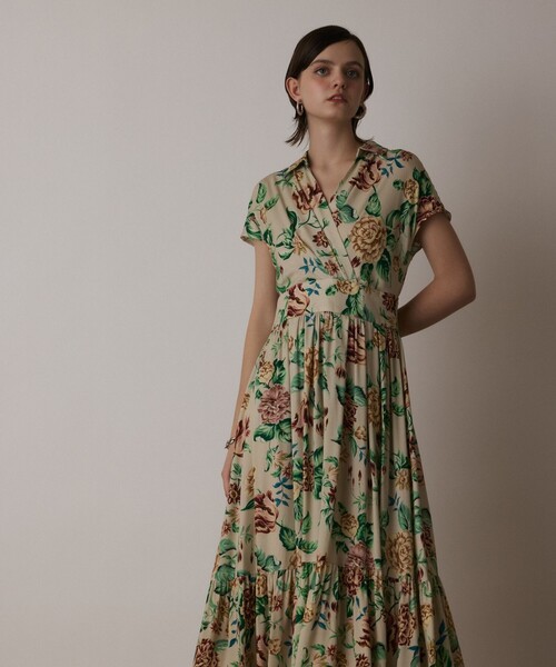 GRACE CONTINENTAL ワンピース アンティークフラワープリント