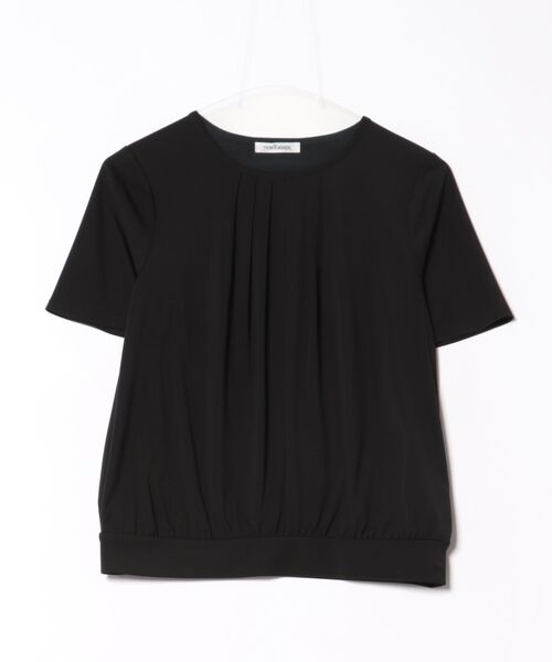【接触冷感】トリアセ強撚スムース フロントタック半袖プルオーバー NEWYORKER tシャツ 「接触冷感」トリアセ強撚スムース フロント