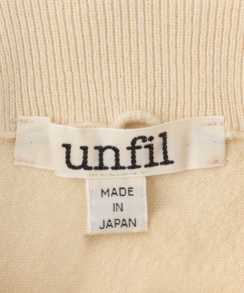 ニット セーター unfil　bottle-neck sweater レディース unfil ニット セーター unfil bottle-neck sweater レディース