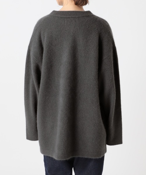 「SLOBE IENA」 ニットカーディガン FREE グレー レディース_画像4