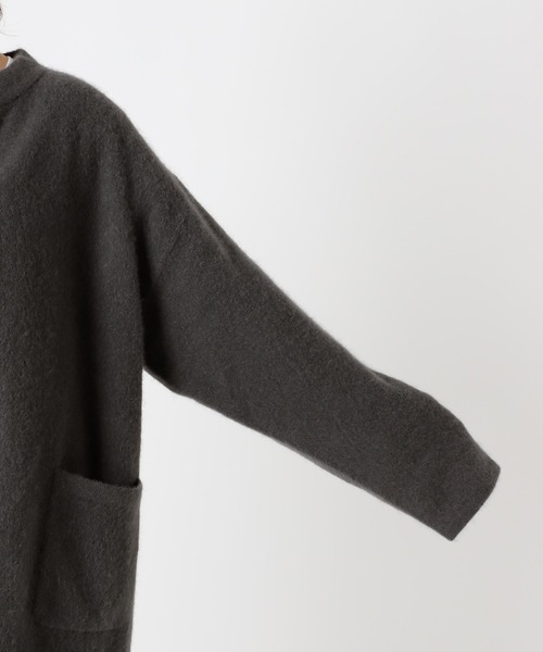 「SLOBE IENA」 ニットカーディガン FREE グレー レディース_画像7