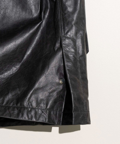 MAISON SPECIAL（メゾンスペシャル） レザーブルゾン 2 ブラック