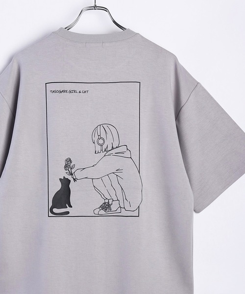 WESTSEA（ウエストシー） tシャツ TASOGARE GIRL ポンチ 半袖TEE 接触