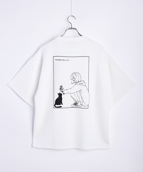 WESTSEA tシャツ TASOGARE GIRL ポンチ 半袖TEE 接触冷感 メンズ