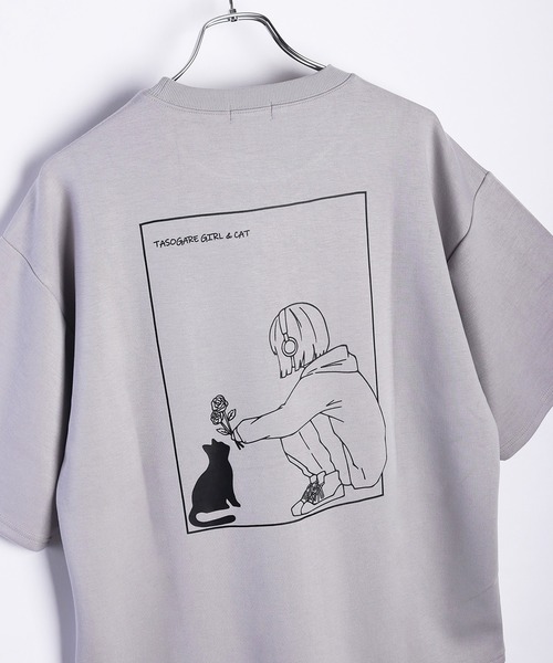 WESTSEA（ウエストシー） tシャツ TASOGARE GIRL ポンチ 半袖TEE 接触