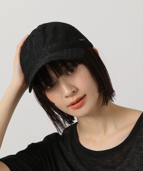 LAKOLE（ラコレ） キャップ 帽子 チェック柄レースキャップ / 304379