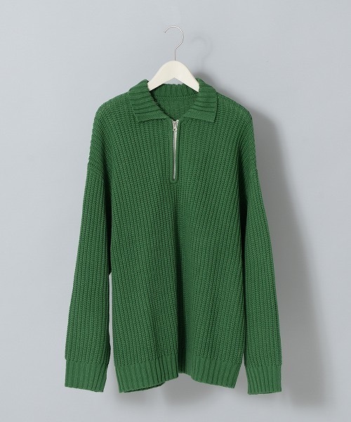 「Revo.」 長袖ニット LARGE アイボリー メンズ_画像2