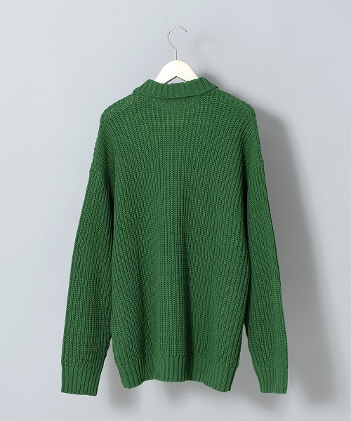 「Revo.」 長袖ニット LARGE アイボリー メンズ_画像3