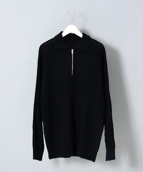 「Revo.」 長袖ニット LARGE アイボリー メンズ_画像4