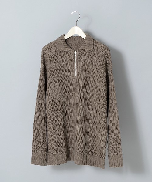 「Revo.」 長袖ニット LARGE アイボリー メンズ_画像5