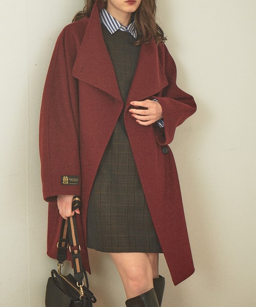 Rouge vif（ルージュ ヴィフ） コート フリー ボルドー レディース