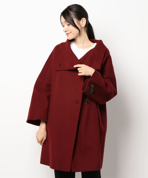 Rouge vif（ルージュ ヴィフ） コート フリー ボルドー レディース