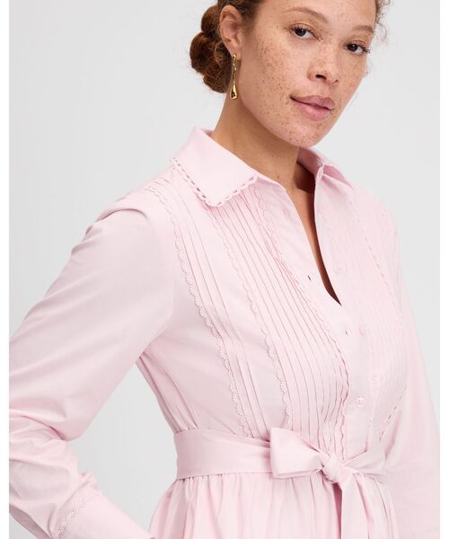KATE SPADE ピンタックティアードシャツドレス kate spade NEW YORK ワンピース ピンタック ティアード シャツ
