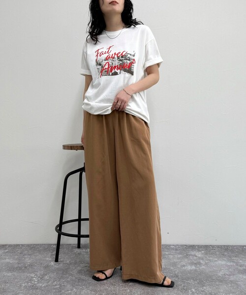 fredy emue Amour PHOTO Tシャツ フレディエミュ fredy emue Amour PHOTO T （オフホワイト