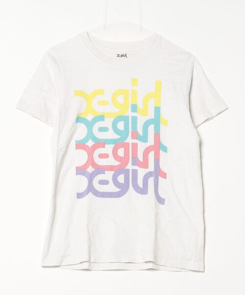 X-girl 「X-girl」 半袖Tシャツ 2 ホワイト レディース