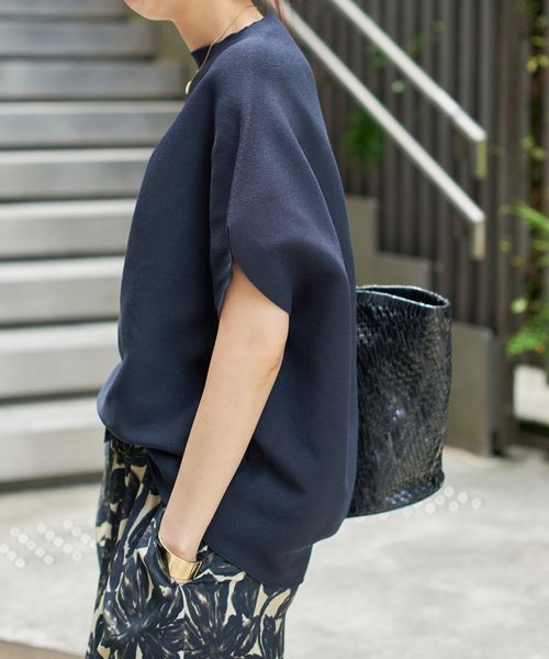 Spick＆Span ニット セーター 「追加」ボートネックニュアンス