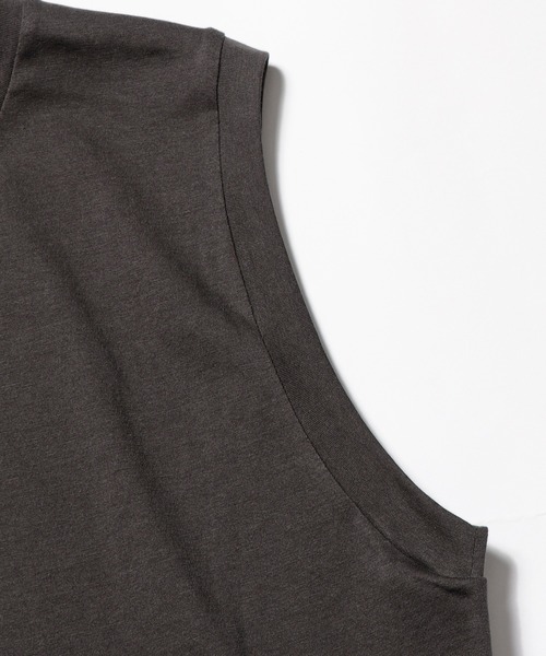 ESLOW タンクトップ ノースリーブ ESLOW/エスロー SLIT TANKTOP