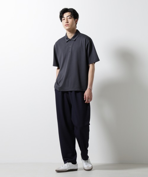 NANO universe（ナノ・ユニバース） ポロシャツ ポンチポロシャツ半袖