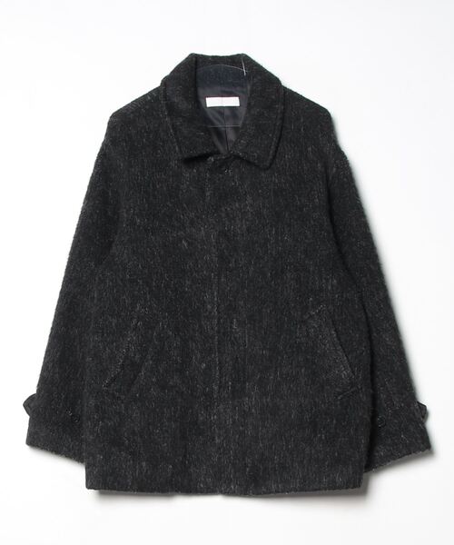 WYM LIDNM 「WYM LIDNM」 ステンカラーコート M ダークグレー メンズ