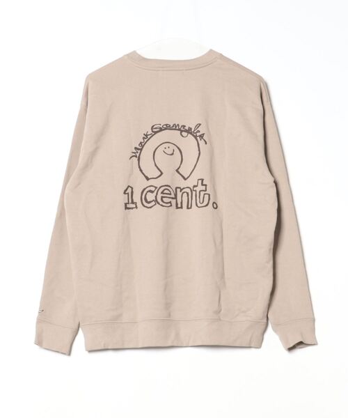 「green label relaxing」 スウェットカットソー「MARK GONZALESコラボ」 S ベージュ メンズ