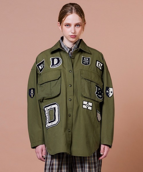 【新品】ダブルスタンダードクルージング　　　ミリタリーポブリンジャケット DOUBLE STANDARD CLOTHING（ダブルスタンダードクロージング