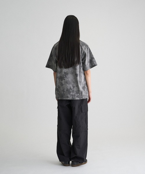 「WISH FOR EVER」 半袖Tシャツ SMALL チャコール メンズ