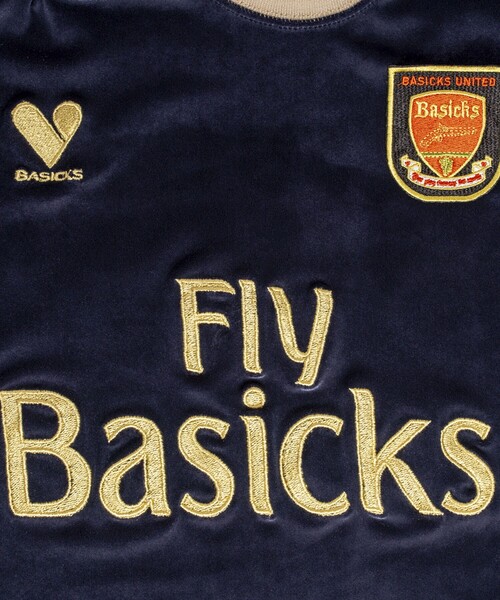 BASICKS tシャツ BASICKS/ベイシックス Micro Cut-out Football
