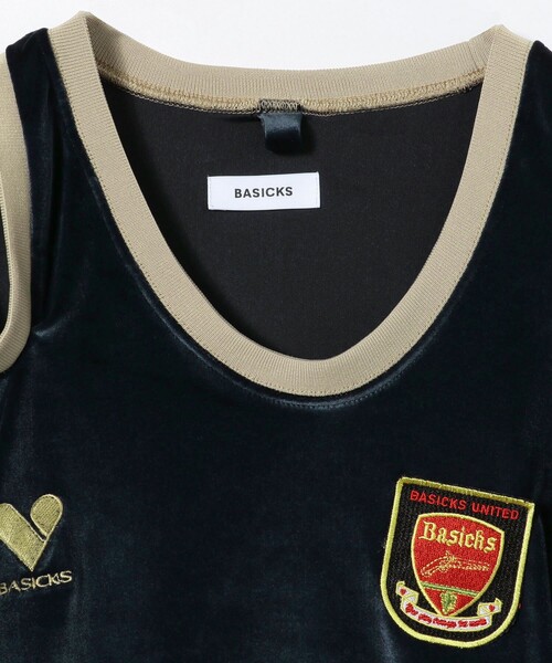 BASICKS tシャツ BASICKS/ベイシックス Micro Cut-out Football