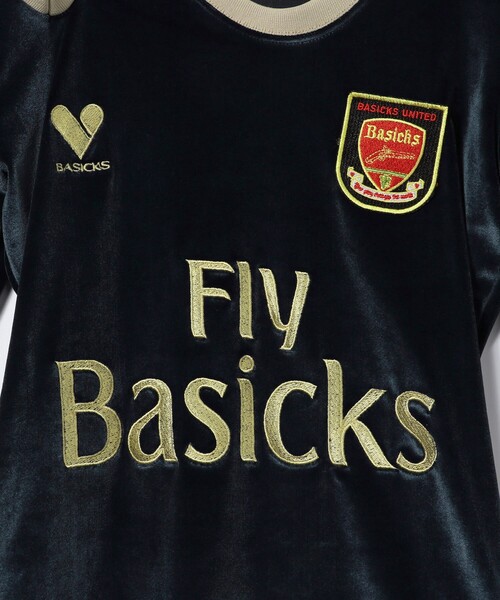 BASICKS tシャツ BASICKS/ベイシックス Micro Cut-out Football