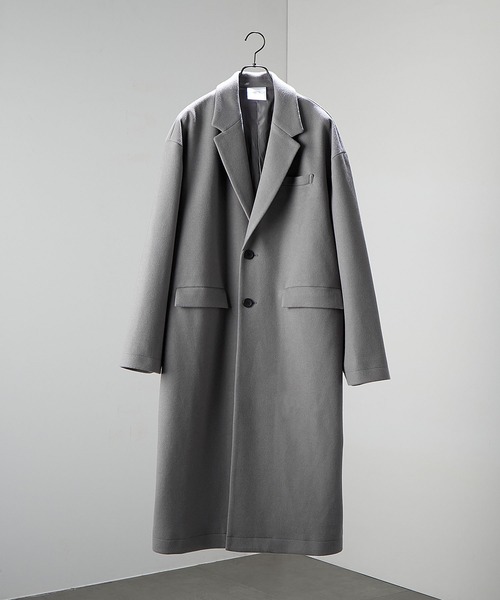 「ENDER PRODUCTS」 チェスターコート M オリーブ メンズ_画像4