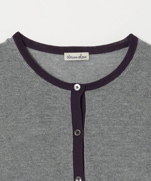 STEVEN ALAN カーディガン 「Steven Alan」リンガー レディース