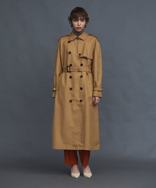 美品✨N.O.R.C. by the line トレンチコート キャメル L N.O.R.C by the line トレンチコート L キャメル レディース